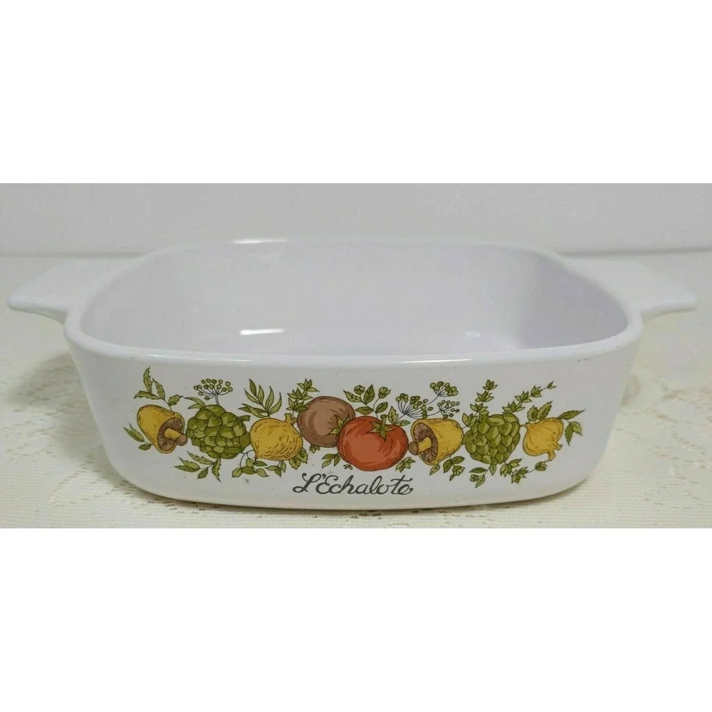 Corning Ware Spice Of Life A-1-B 1 Liter Casserole Dish La Echalote ## No Lid
